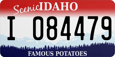 ID license plate I084479