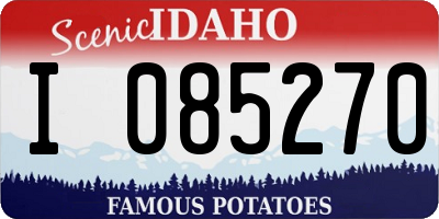 ID license plate I085270