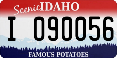 ID license plate I090056