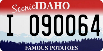 ID license plate I090064