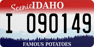 ID license plate I090149
