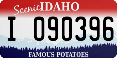 ID license plate I090396