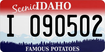 ID license plate I090502