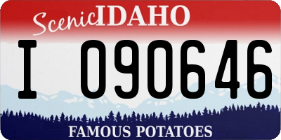 ID license plate I090646