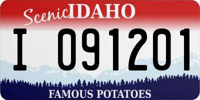 ID license plate I091201