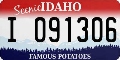 ID license plate I091306