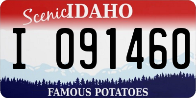ID license plate I091460