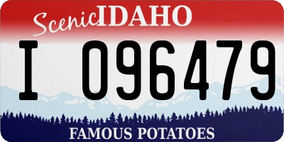 ID license plate I096479