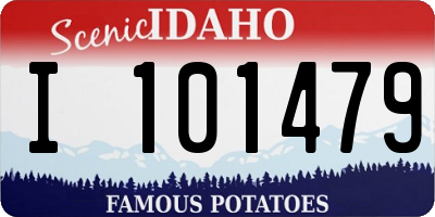 ID license plate I101479