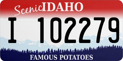 ID license plate I102279