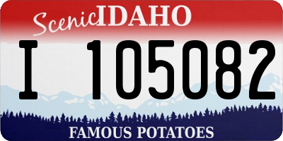 ID license plate I105082