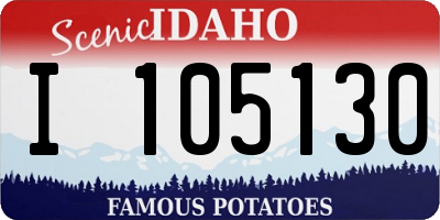 ID license plate I105130