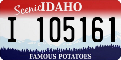 ID license plate I105161