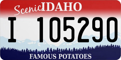 ID license plate I105290