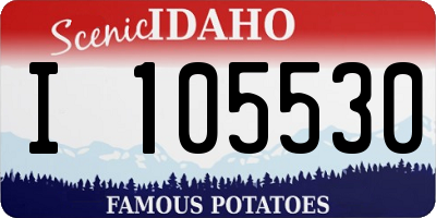 ID license plate I105530