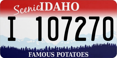 ID license plate I107270
