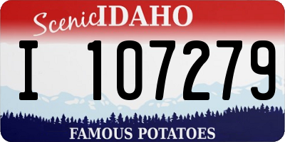 ID license plate I107279