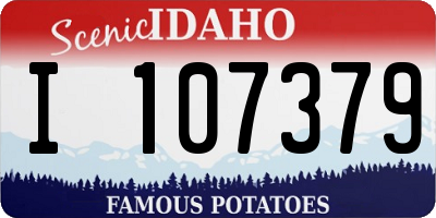 ID license plate I107379