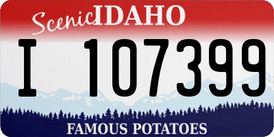 ID license plate I107399