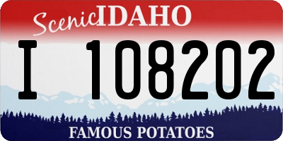 ID license plate I108202