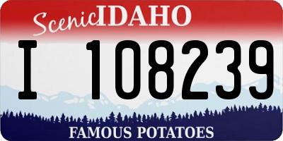ID license plate I108239