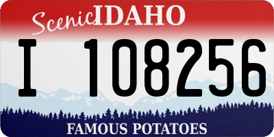 ID license plate I108256