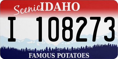ID license plate I108273