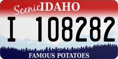 ID license plate I108282