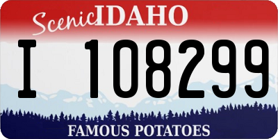 ID license plate I108299