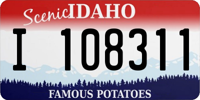 ID license plate I108311