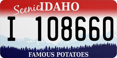 ID license plate I108660