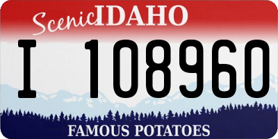 ID license plate I108960