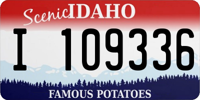 ID license plate I109336