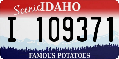 ID license plate I109371