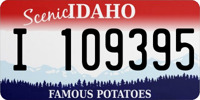 ID license plate I109395