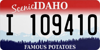 ID license plate I109410