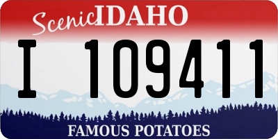 ID license plate I109411