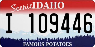 ID license plate I109446