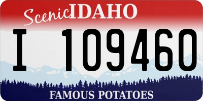 ID license plate I109460