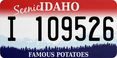 ID license plate I109526