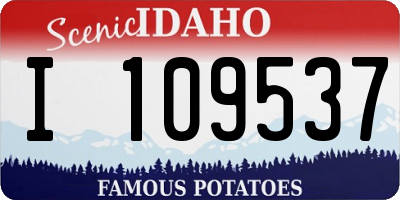ID license plate I109537