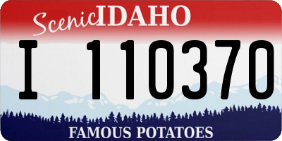 ID license plate I110370