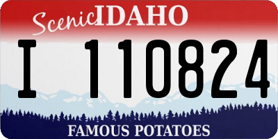 ID license plate I110824