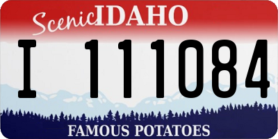 ID license plate I111084