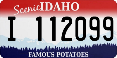 ID license plate I112099