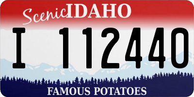 ID license plate I112440