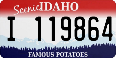 ID license plate I119864