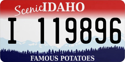 ID license plate I119896