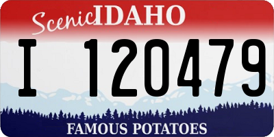ID license plate I120479