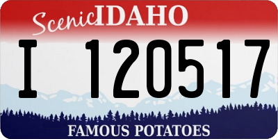 ID license plate I120517